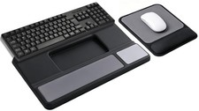 Keyboard Stand and Mouse Pad Set with Wrist Rest picture