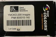 Zebra YMCKO-200 image P/n 800015-140 picture