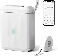 D110 Upgraded Version Mini Label Maker Machine with Tape, Portable Bluetooth The picture