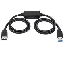 USB to eSATA Adapter Cable 5Gbps USB 3.0 to Power eSATA 5V Converter 3 Foot picture