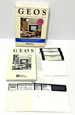 GEOS 2.0 Commodore 64 64C 128 Berkeley Softworks 1988 Complete Box 3 Disks picture
