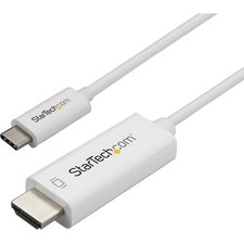 StarTech 3 ft USB-C to HDMI Cable - 4K at 60Hz - White picture