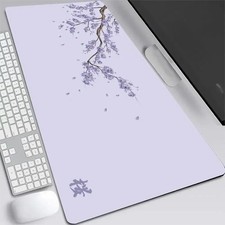 Japan Cherry Blossom Mouse Pad XXL Gray Laptops Gaming Deskmat Sakura Mousepad picture