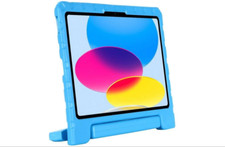 JUST IN CASE PROTECTIVE DESIGN CASE KIDS PROTECTIVE IPAD 10.9 10TH GEN 2022 BLUE picture