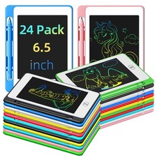 24 Pack Colorful LCD Writing Tablets, 6.5