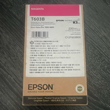 Epson Genuine T603B/C13T603B00 Magenta UltraChrome K3 Ink 220ml 7800/9800 picture