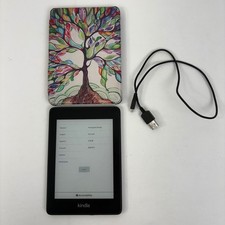 Amazon Kindle Paperwhite 10th Gen 8GB Black Bundle Case Cord Tested picture