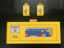 Target x Pokemon 30th Wireless Backlit Keyboard w/ Keycaps IN HAND Ready To Ship picture