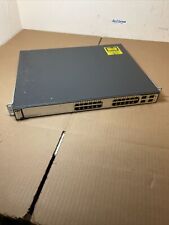 WS-C3750G-24TS-E1U V02 Cisco Catalyst 3750G 24-Port 4 Port SFP Ethernet Switch picture