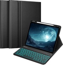 7 Color Backlight Keyboard Case for iPad Pro 13-inch (M4) 2024 Soft TPU Cover picture