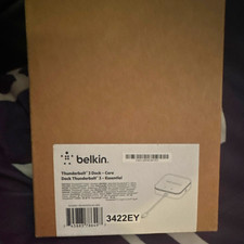 Belkin Thunderbolt 3 Dock Core F4U110 Docking Station USB Port White picture