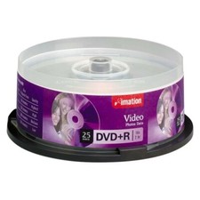 25 x Imation DVD Recordable Media, DVD+R, 4.70 GB Brand New Made in Taiwan picture