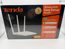 Tenda F3 N300 WLAN Router, 300Mbit/s 2.4GHz, 3 5dBi Externe Antenna Wireless picture