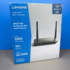 LINKSYS DUAL-BAND DUAL BAND WIFI 5 ROUTER E5400 AC1200 WI-FI INTERNET NEW SEALED picture