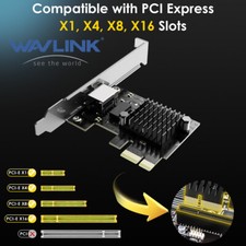 10/5G/2.5G/1G Mbps Base-T PCIe Network Card PCI to RJ45 Express Ethernet Adapter picture