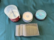 Mixed Lot Blank Discs 22 Sony DVD-R 14 Memorex & 25 K Hypermedia CD-R & 11 Cases picture