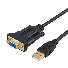 Cablecreation USB to RS232 Serial Adapter (FTDI Chipset), USB to RS232 Gold Plat picture