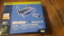 Linksys Wireless B Network Kit with Router w/ Notebook Adapter - W11S4PC11 - New picture