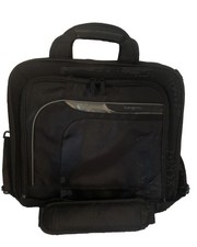 TARGUS TBT045-50 Zip-THRU 15.4 Mobile Elite Laptop Case Black/Grey ( Strap ) Bag picture