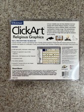 Click Art 5,000 Religious Graphics Smart Saver Broderbund PC Windows 1995 picture