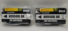 2 Cartridges- 950XL Black High Yield Ink For HP OfficeJet. picture