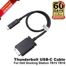 Lot 20 Dell Thunderbolt 3 USB-C Cable for TB15 TB16 Dock K16A K17A 3V37X 5T73G picture