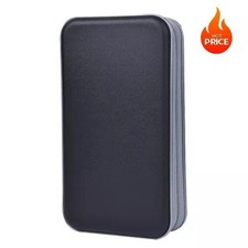 96 Disc CD Case Holder DVD Storage Wallet Bag Portable VCD Organizer Bag Black picture