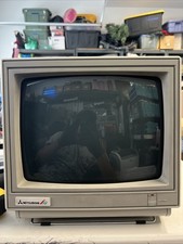 Mitsubishi AT-1332A Color Display Monitor WORKS TURNS ON Excellent Condition picture