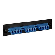 ICC LGX Adapter Panel, 3 Quad LC, 12F, Blue, SM picture