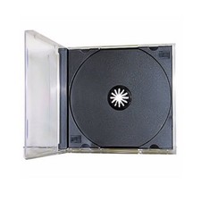 25 New Single Standard Black CD DVD Jewel Case Assembled 10.4mm [FREE SHIPPING] picture