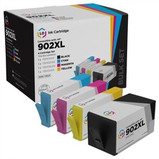 LD Products 4PK Replacement for HP 902xl Ink Cartridges Combo Pack OfficeJet Pro picture