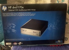 HP dvd1170e External Multiformat DVD CD RW Writer Lightscribe With Cable picture