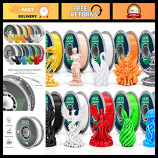 PETG 3D Printer Filament Bundle - 10 Rolls, 1.75mm, 1kg Spools, Accurate Colors picture