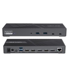Triple 4K Display DisplayLink Docking Station 100W Charging 4x USB-A 10Gbps picture