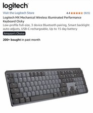 Logitech MX Mechanical Wireless Keyboard - Graphite (Clicky Switches) picture