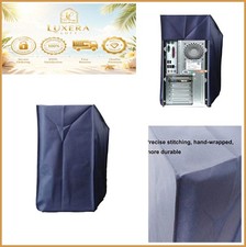 Computer CPU Tower Dust Cover 21.65L x 9.84W x 21.65H Polyester Reusable picture