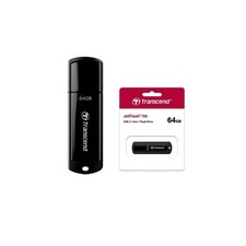 10 Count 64GB Transcend JetFlash 700 USB3.1 Flash Drive Black picture