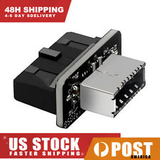 Type E Adapter 20pin to 19pin USB3.0 Internal Header to USB3.1/3.2 Type C Front picture