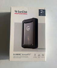 SanDisk Professional G-DRIVE ArmorATD 2TB Rugged USB-C USB 3.2 Gen 1 Black picture