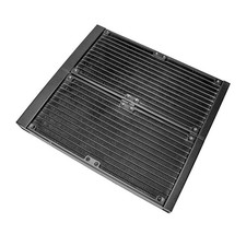 Dual Row Aluminum PC Water Cooling Radiator 240mm G1/4 Black Slim for 120mm Fans picture