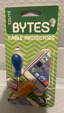 Tzumi Bytes Silicone Universally Fitting Cable Protector 2 Pack Crocodile Whale picture