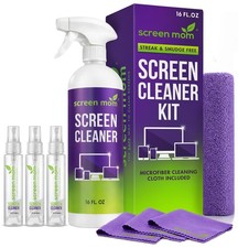Screen Mom Ultimate Cleaning Kit - 16oz & 3 Pack 1 Oz TV Cleaner... picture