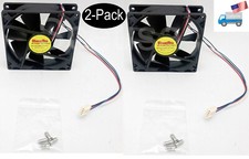 2-Pack: NEW 92mm 12V Dual Ball Bearing Desktop Case Cooling Fan 3/4-pin PWM picture