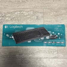Logitech MK360 Wireless Keyboard & Mouse Combo 2.4GHz USB Receiver Black NOB picture