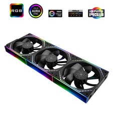 Thermalright TL-M12QRX3 120mm Reverse ARGB Case Fan 3-Pack Daisy Chain 1500RPM picture