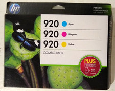 Genuine HP 920 CMY B3B30FN Tri-Color Ink Cartridge Sealed OfficeJet 6500 7500A picture