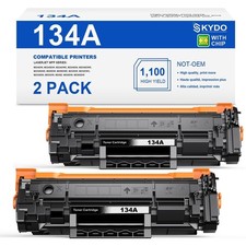 134A Black Toner Cartridge Compatible Replacement for HP 134 A 134X W1340A W1... picture