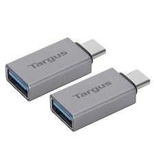 TARGUS® USB-C TO USB-A ADAPTERS, SILVER, PACK OF 2 ADAPTERS, ACA979GL picture