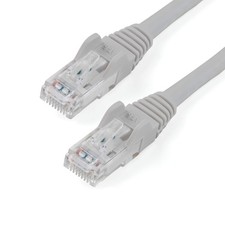 StarTech.com 5m CAT6 Ethernet Cable - Grey CAT 6 Gigabit Ethernet Wire -650MHz 1 picture