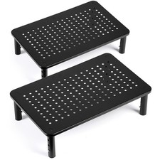2 Pack Monitor Riser Desktop Stand Flat Screen TV Monitor Stand Riser picture